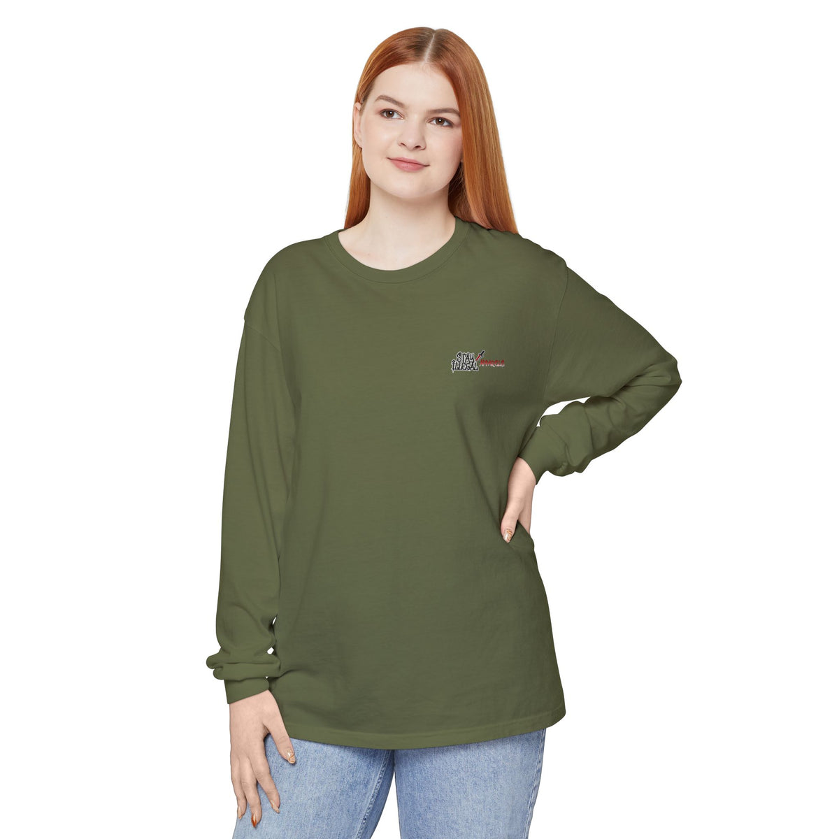 Long Sleeve Tee — More Europe 20euros Back Print