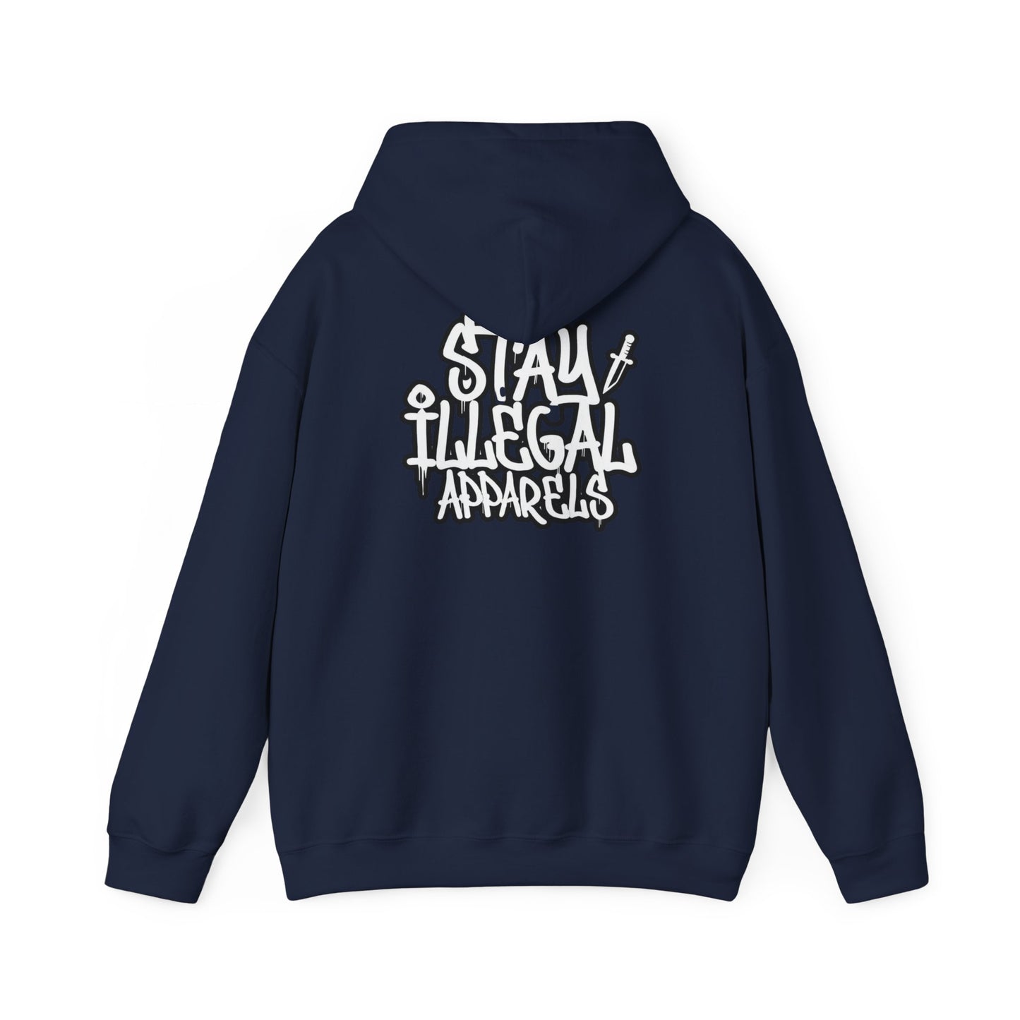 Stay Illegal Graffiti Hoodie - Flower Shooter