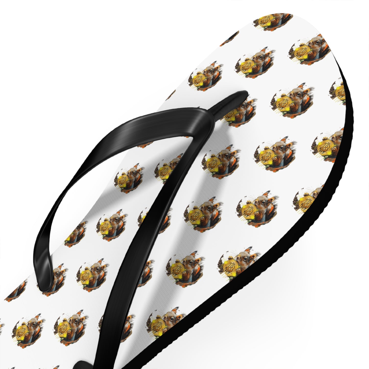 BitCoin Squirrel Flip Flops – Protest Finance