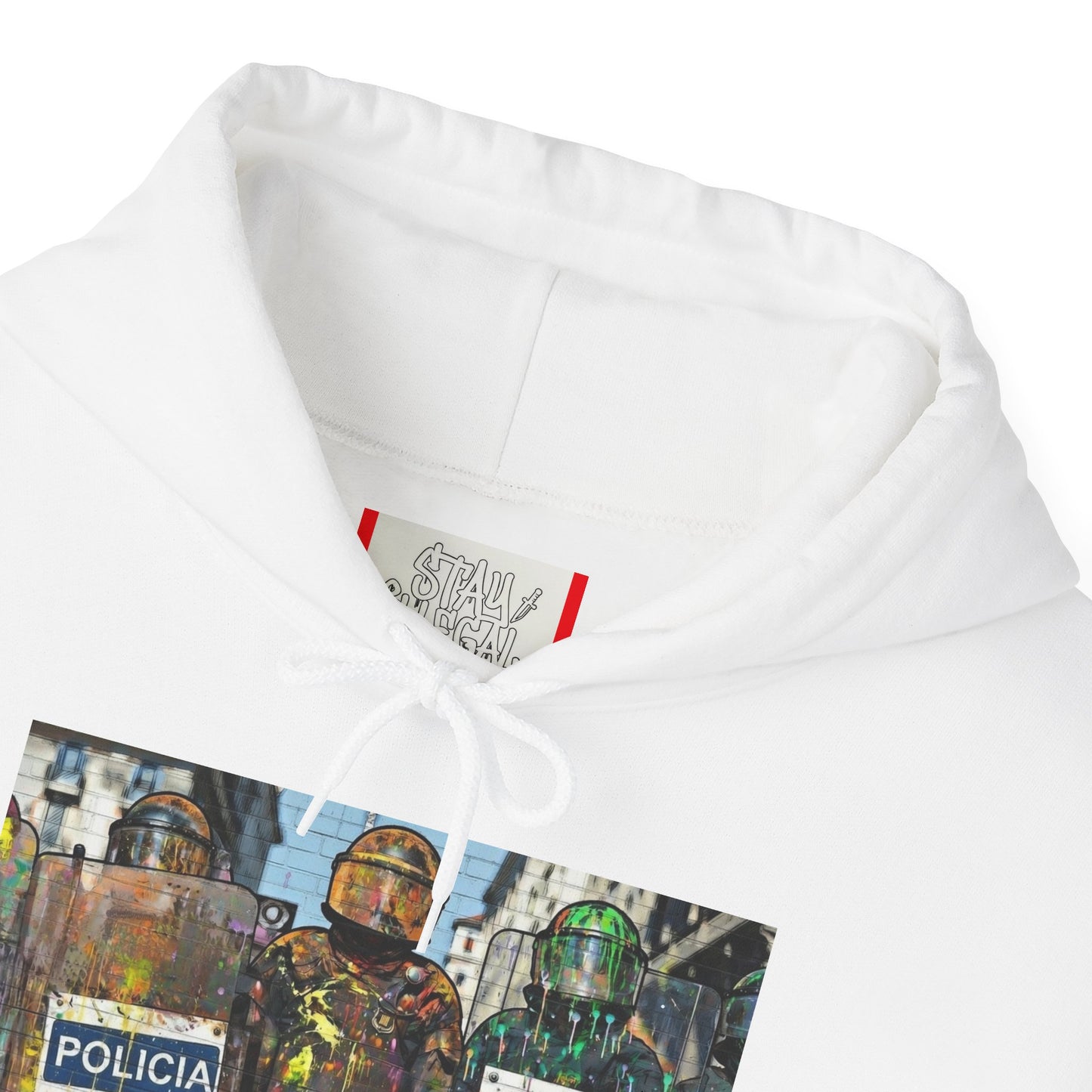 Stay Illegal Graffiti Hoodie - Policia Policia