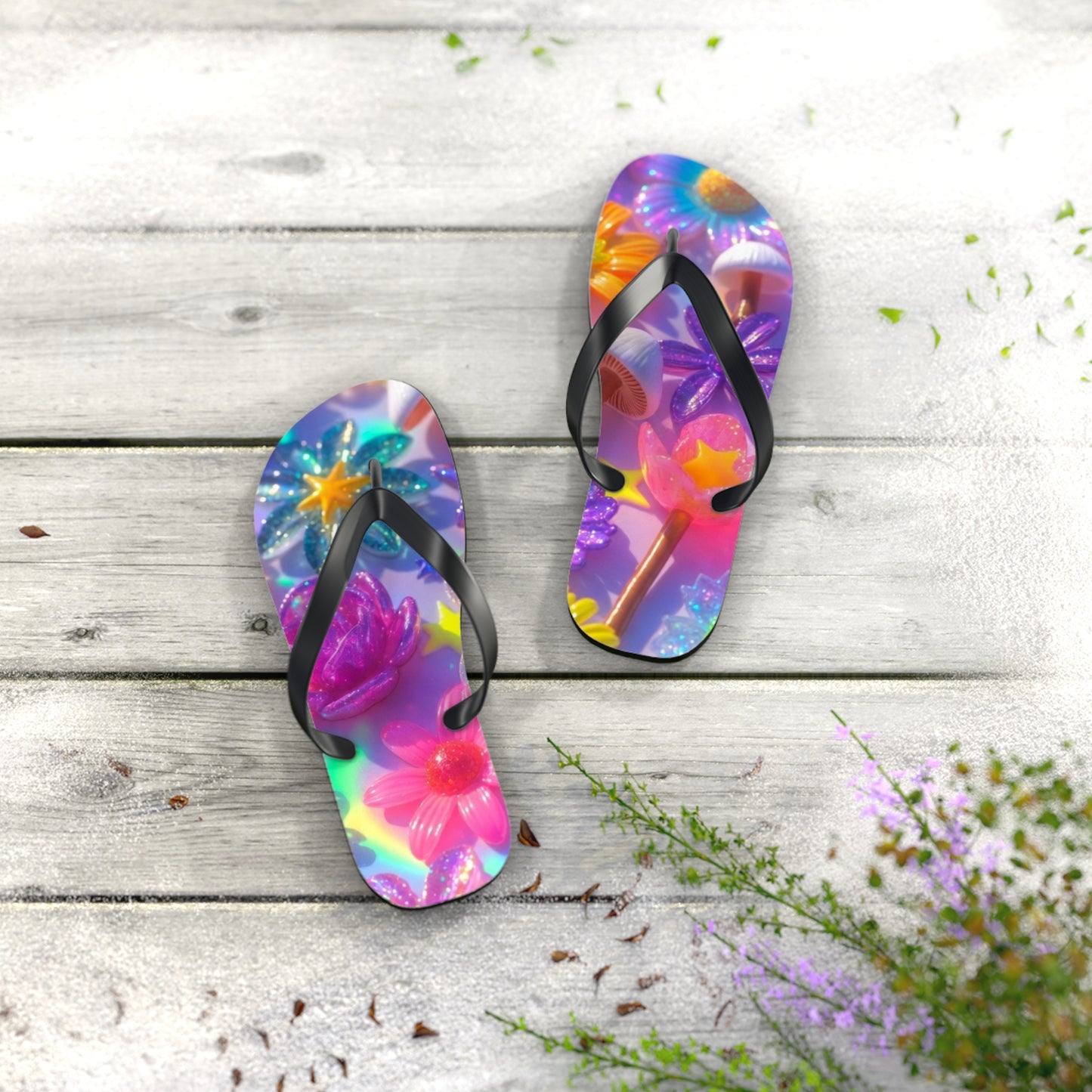 Flower Flip Flops – Psychedelic Summer