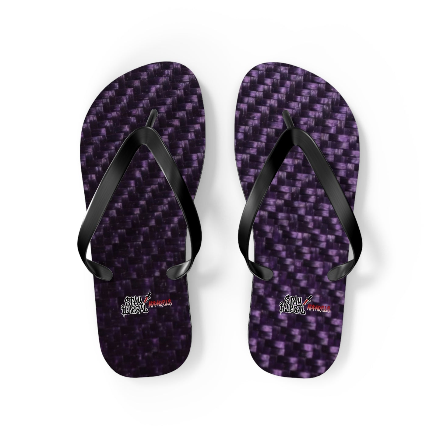 Carbon Fibre Flip Flops – Stay Illegal Purple