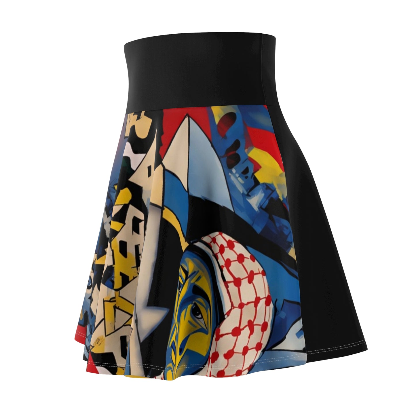 Women's Skater Skirt — Gaza Skyline Celebration