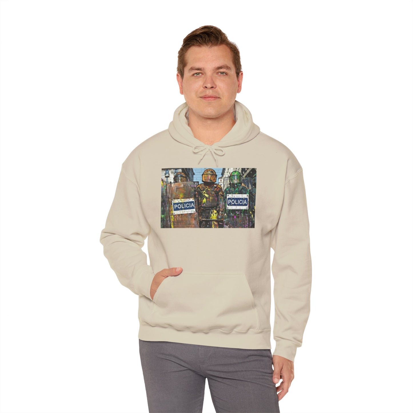 Stay Illegal Graffiti Hoodie - Policia Policia