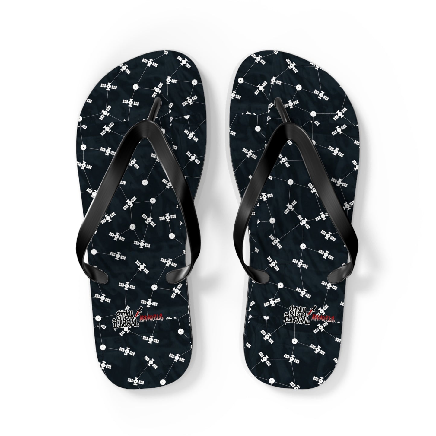 Satellite Flip Flops – Stay Illegal Satellite Black