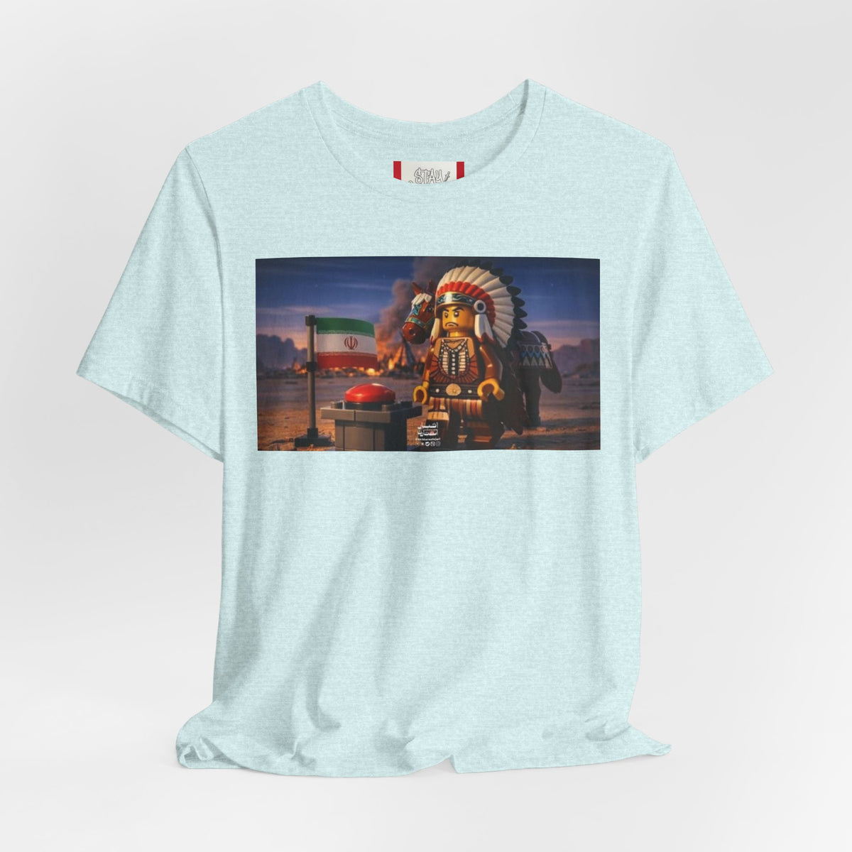 Propaganda T‑Shirt — IRAN LEGOS — USA Invaders