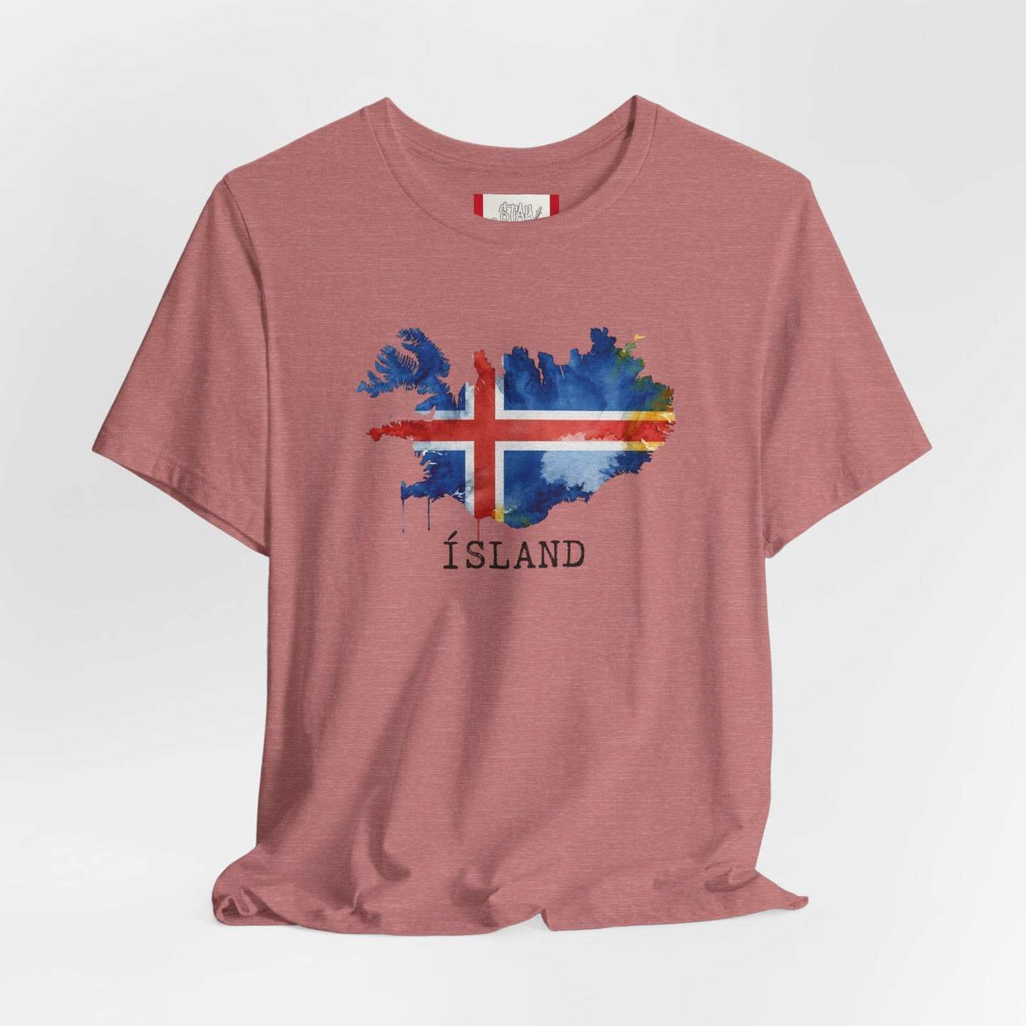 Country T‑Shirt — ÍSLAND (ICELAND)