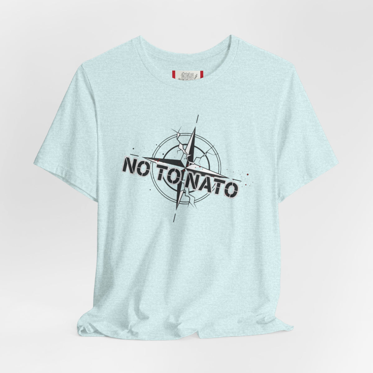 Protest T‑Shirt — "NO To NATO" English — White