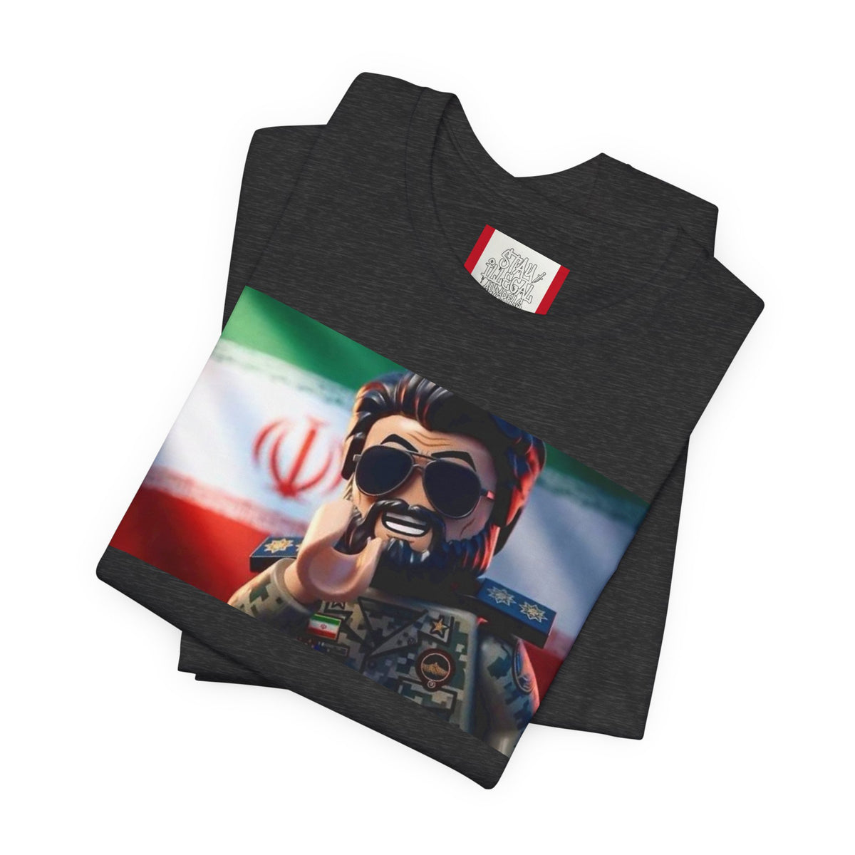 Propaganda T‑Shirt — IRAN LEGOS — IRGC Come Closer
