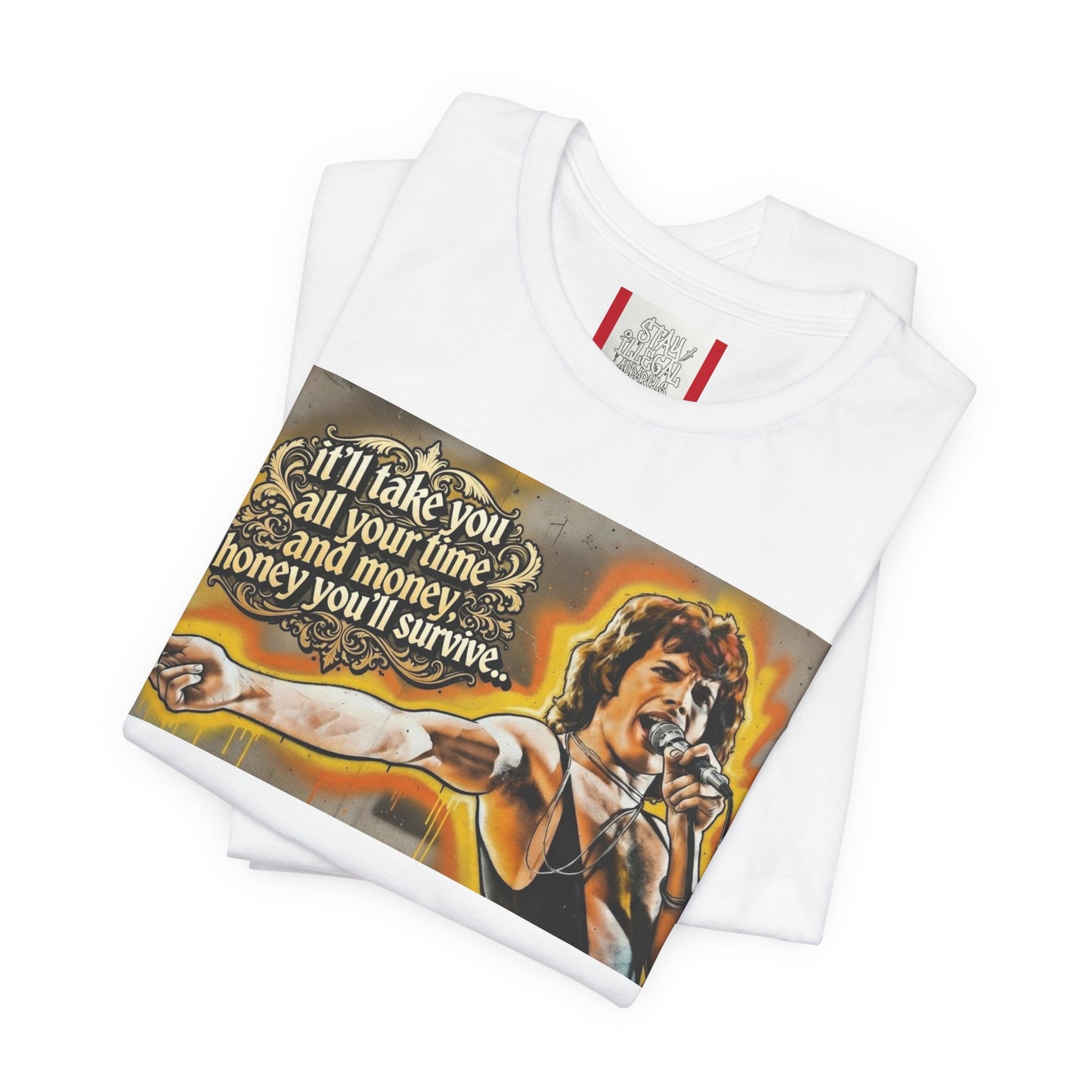 Protest T‑Shirt — Freddie - KEEP YOURSELF ALIVE