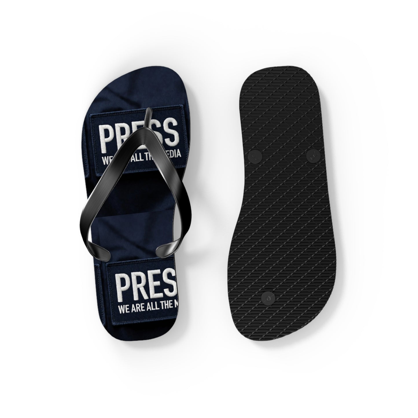 Press Freedom Flip Flops – PRESS ONLY