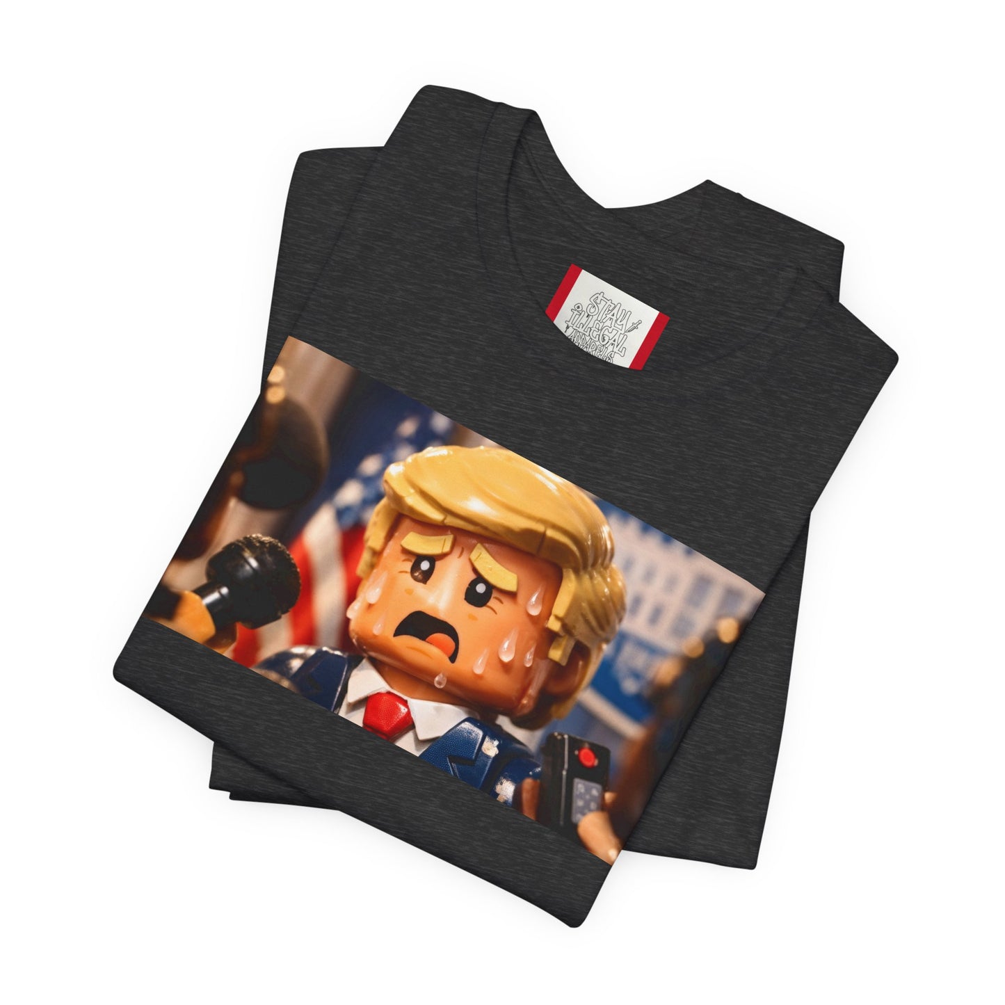 Propaganda T‑Shirt — IRAN LEGOS - Sweaty Trump