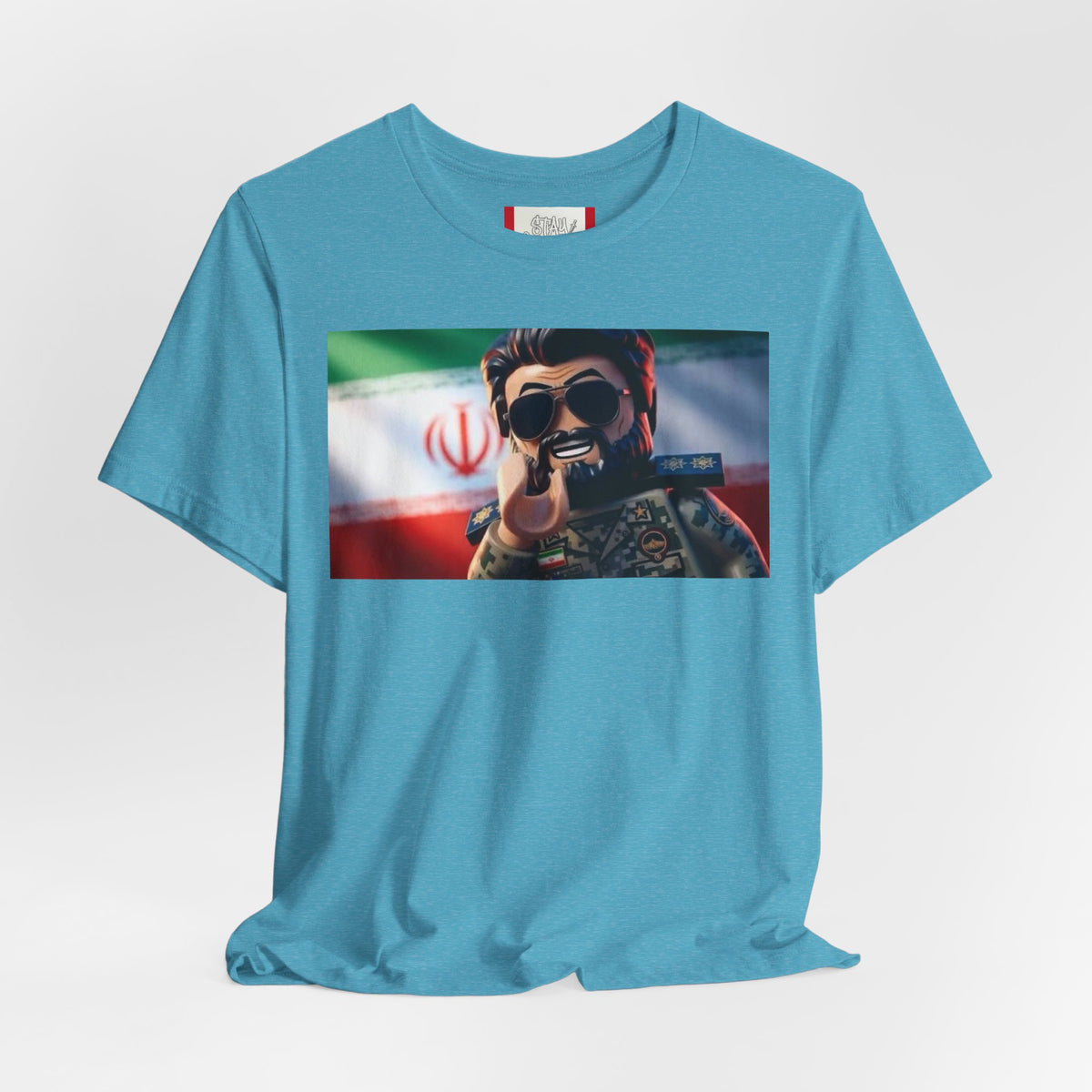 Propaganda T‑Shirt — IRAN LEGOS — IRGC Come Closer