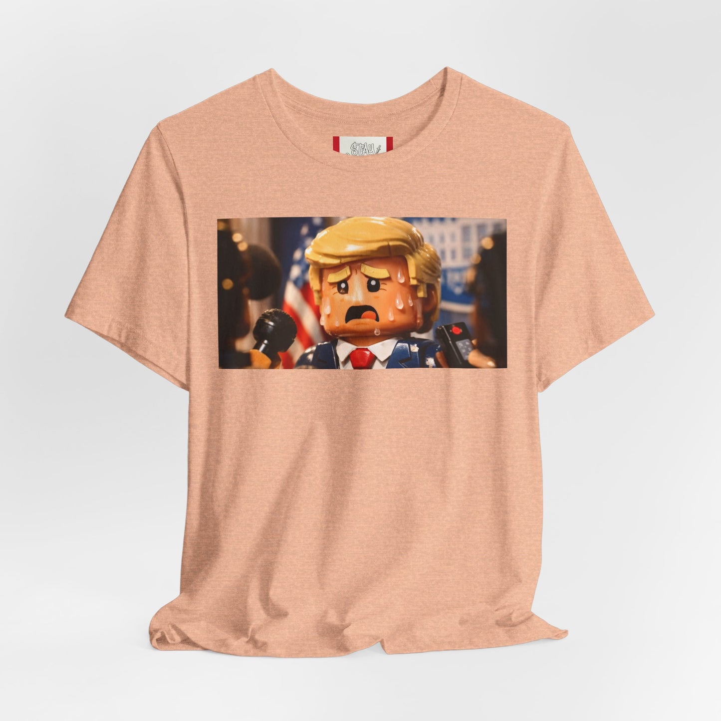 Propaganda T‑Shirt — IRAN LEGOS - Sweaty Trump
