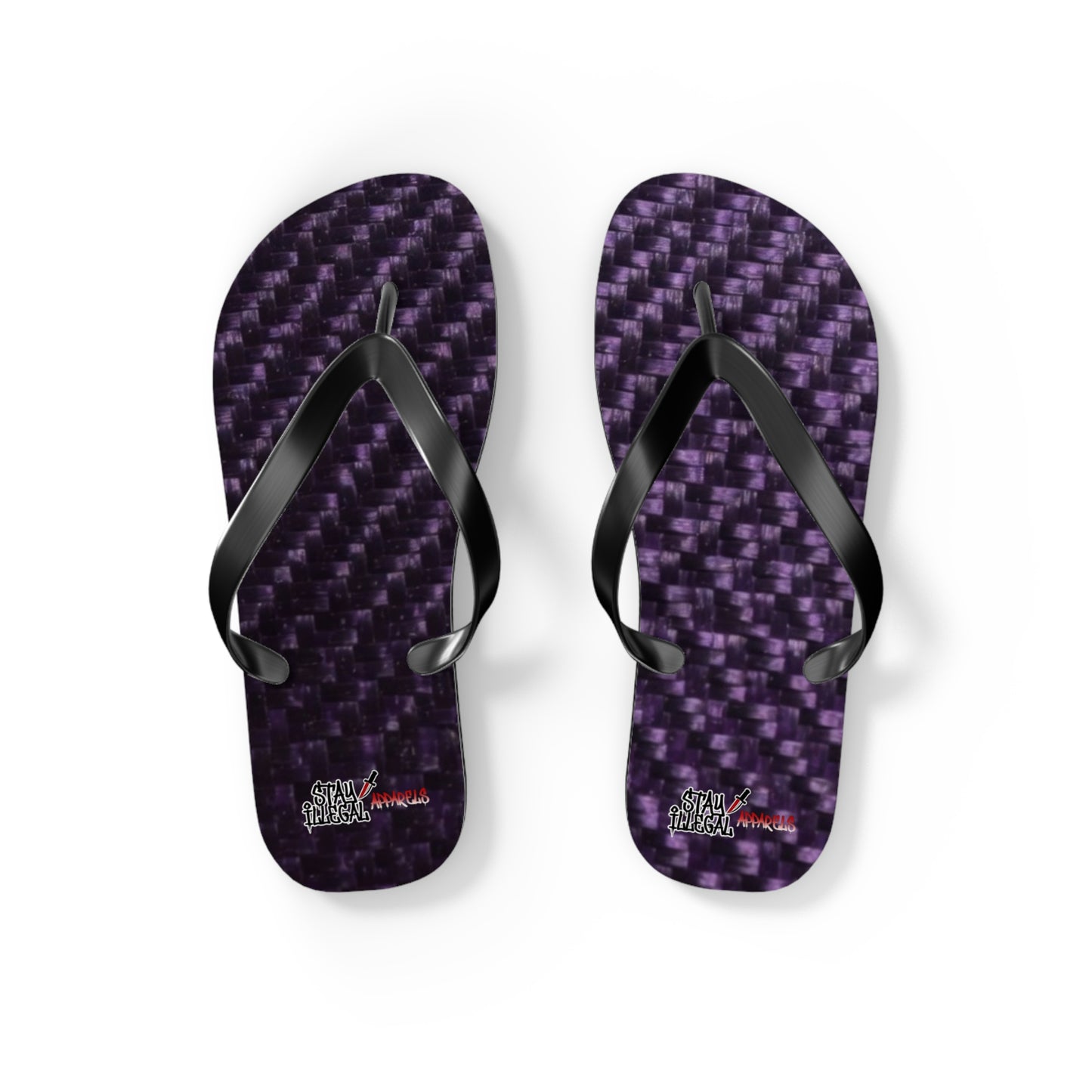 Carbon Fibre Flip Flops – Stay Illegal Purple