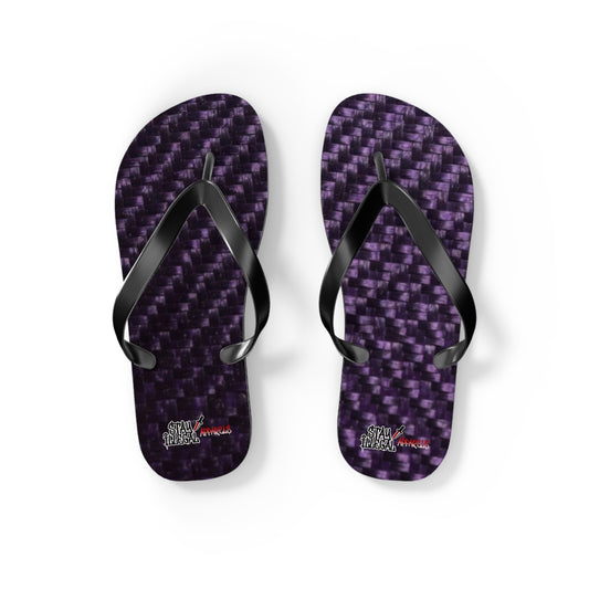 Carbon Fibre Flip Flops – Stay Illegal Purple