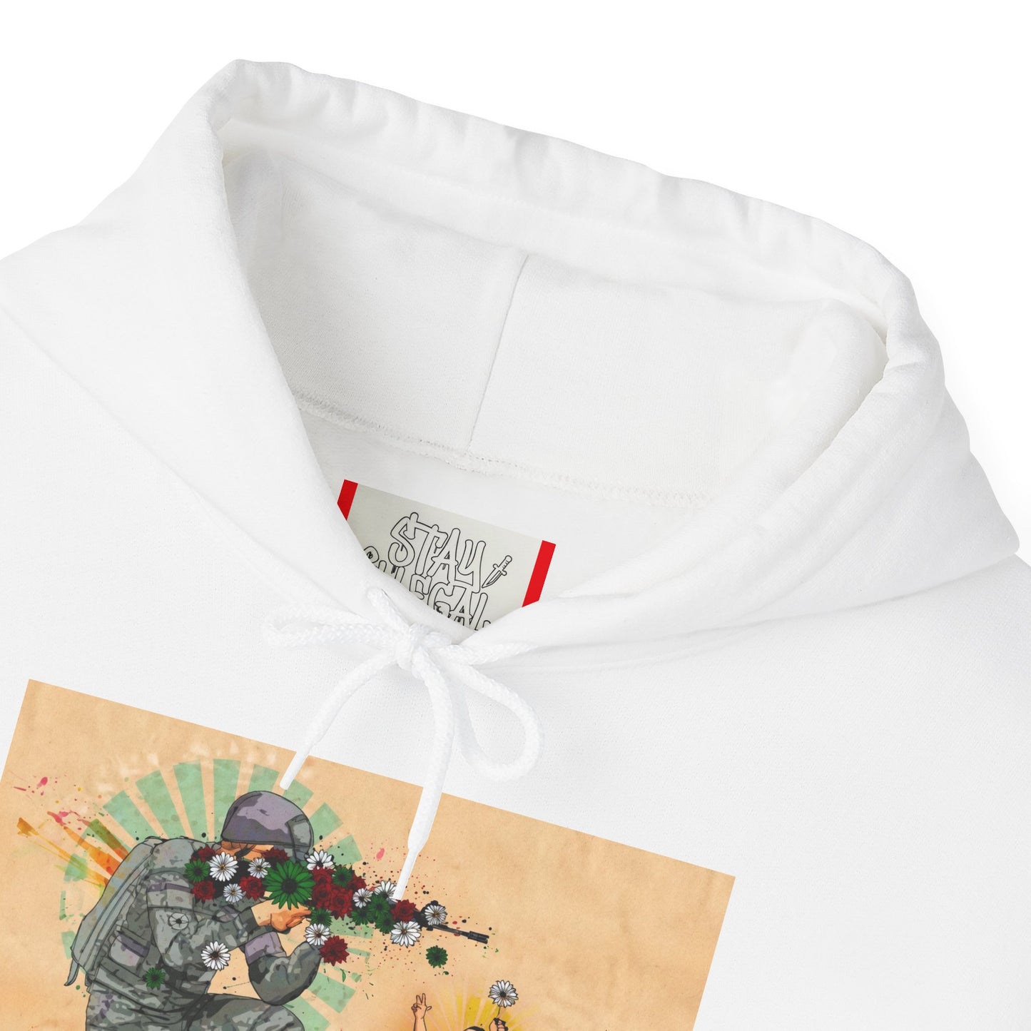 Stay Illegal Graffiti Hoodie - Flower Shooter