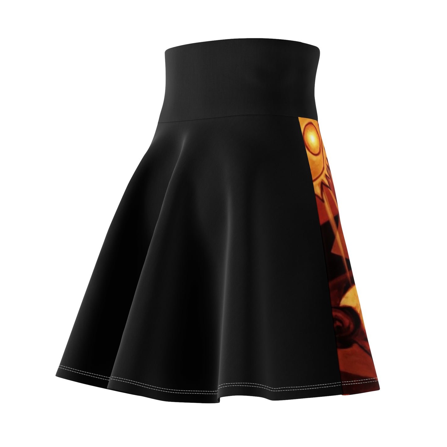 Women's Skater Skirt — Gaza Skyline Warm