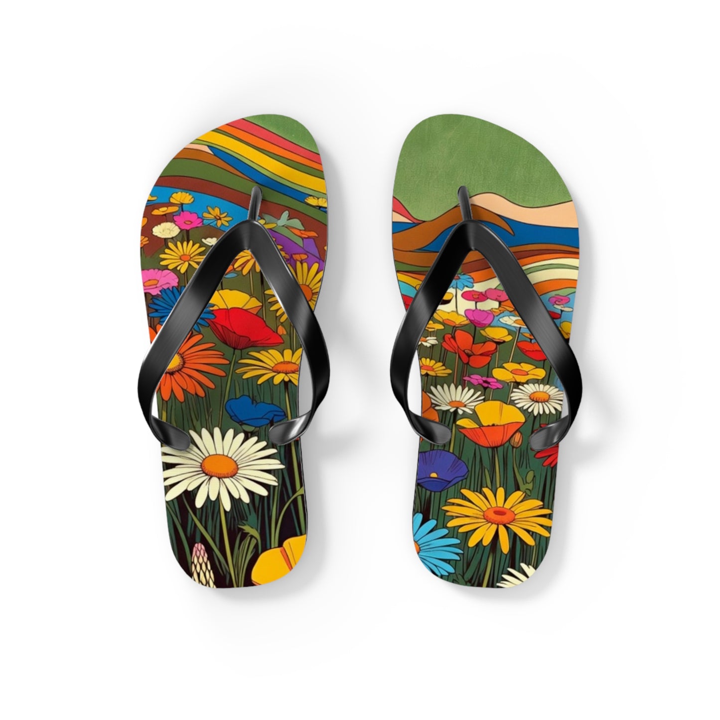Flower Flip Flops – Fields Of Elysium