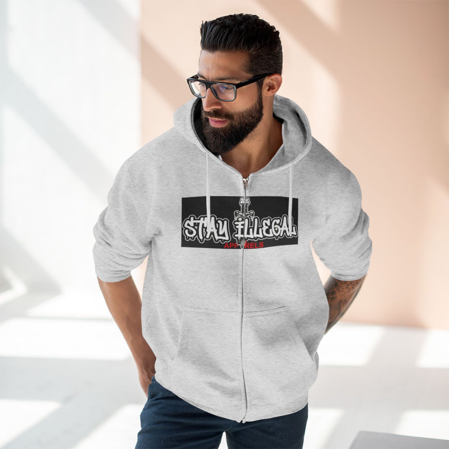 Victory Hoodie — Stay Illegal Zip Hoodie