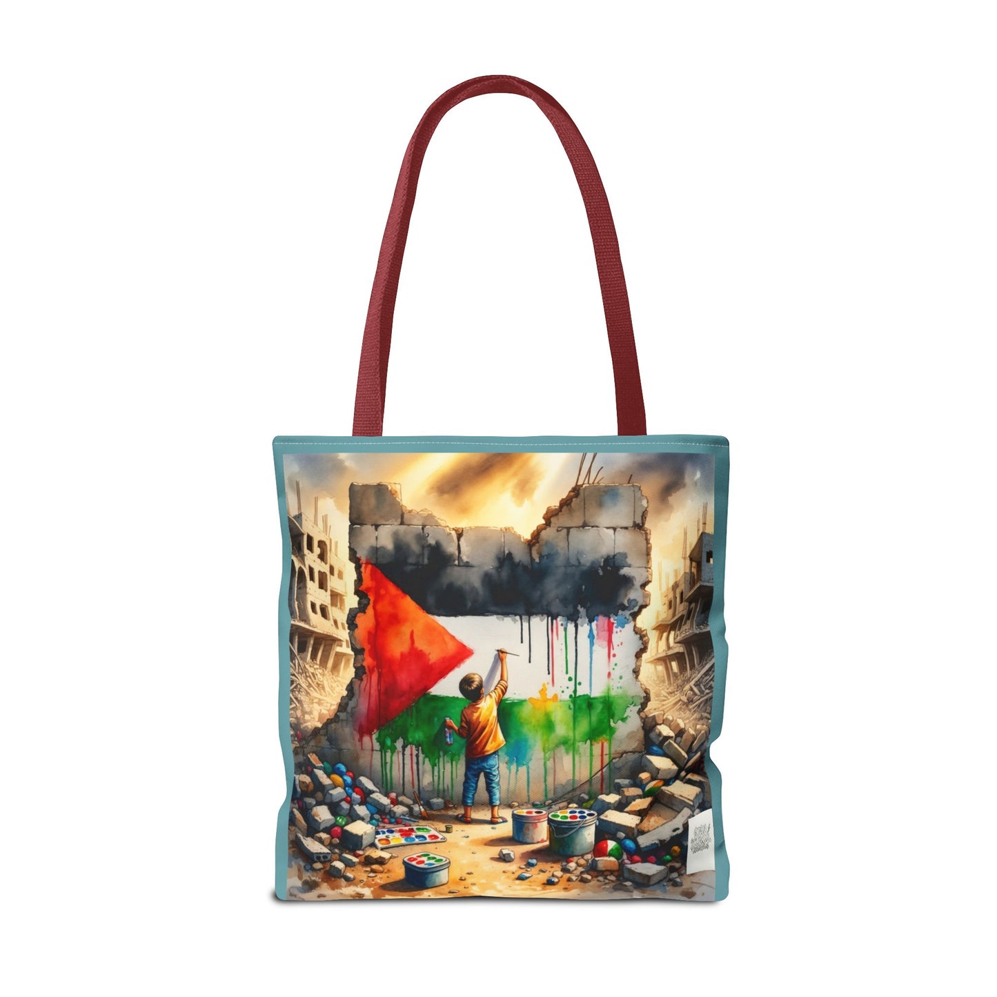 Bolso de hombro Tote — Palestine Paint