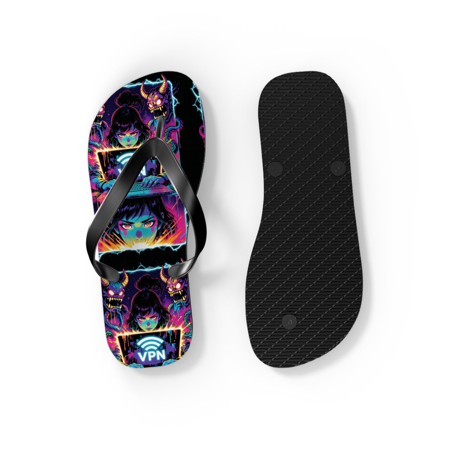VPN Beach Flip Flops – Screen Time