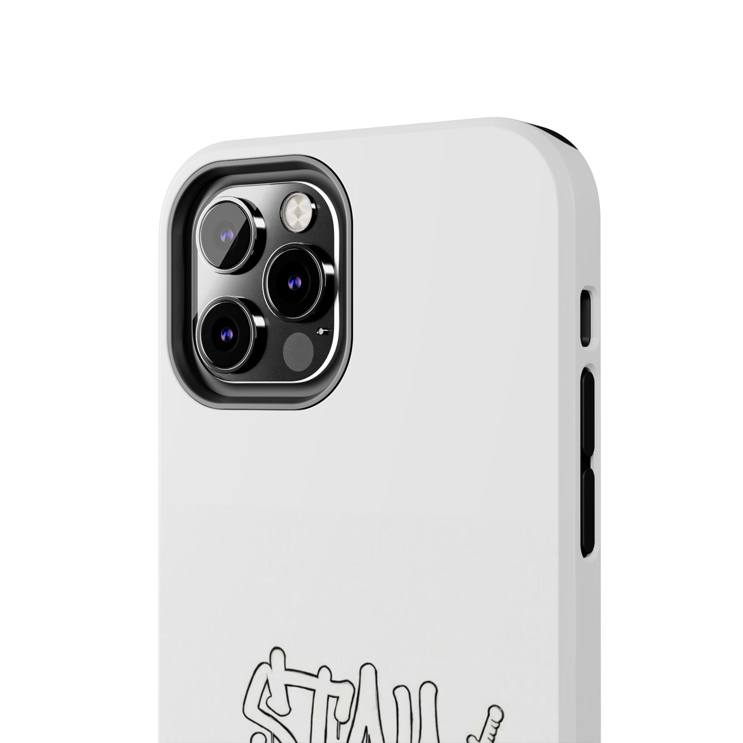 Coque de téléphone Stay Illegal - Blanc/Rouge robuste