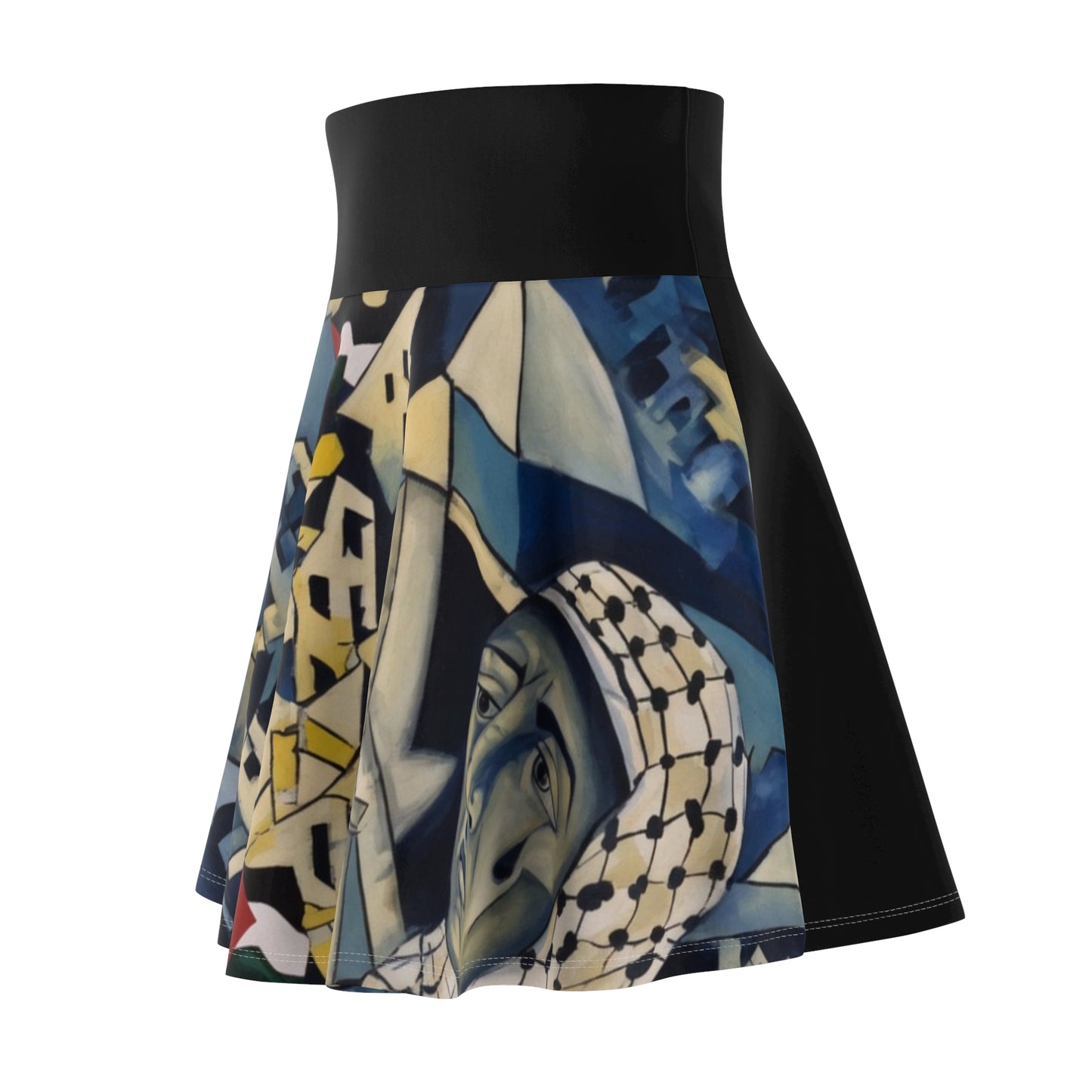 Women's Skater Skirt — Gaza Skyline Day