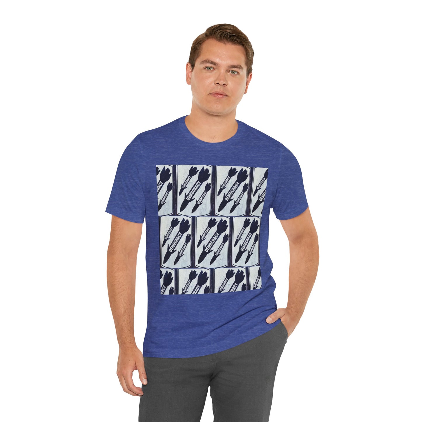 Protest T‑Shirt — DEMOCRATIC MISSILES