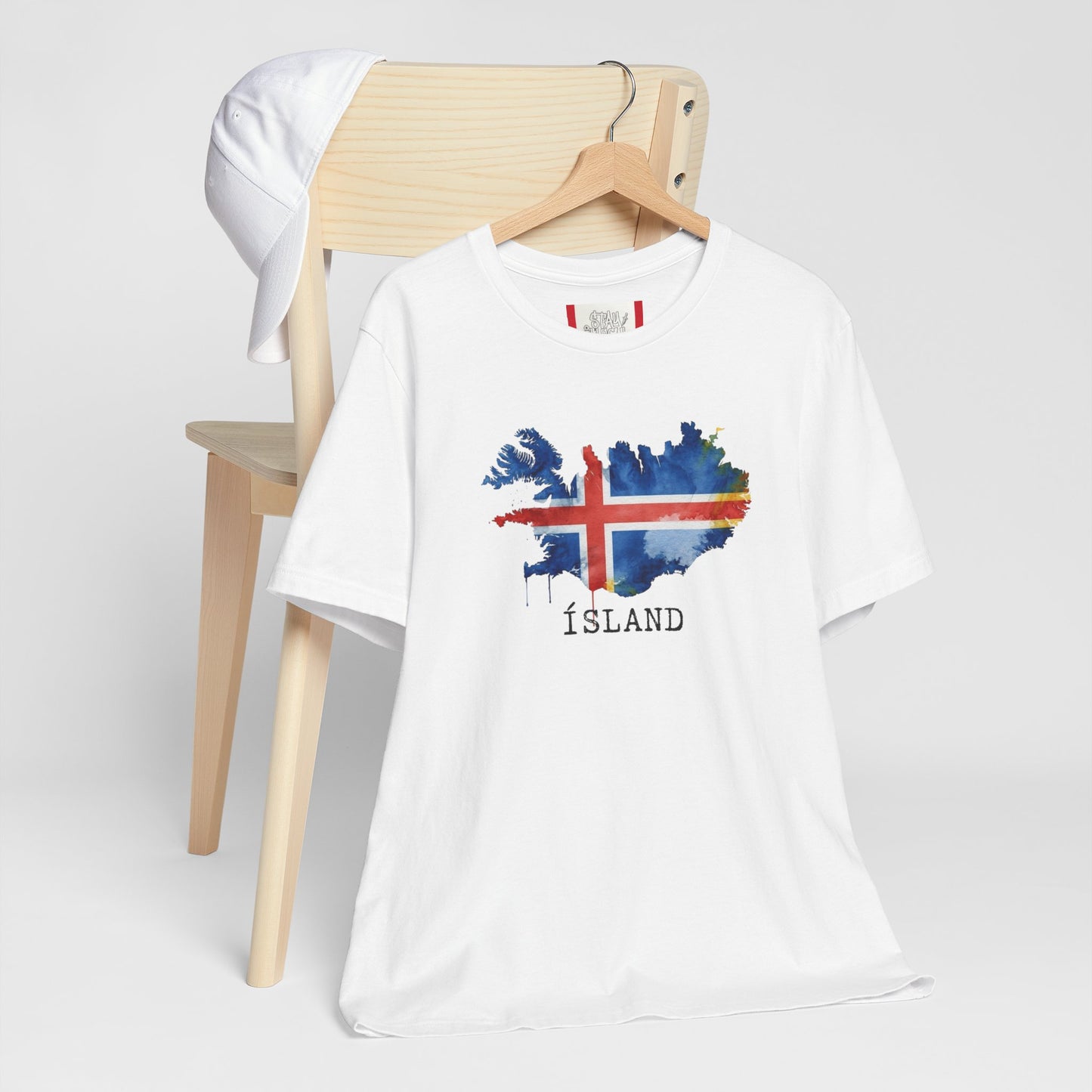 Country T‑Shirt — ÍSLAND (ICELAND)