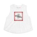 Crop Top — "NO To NATO" Women's White/English
