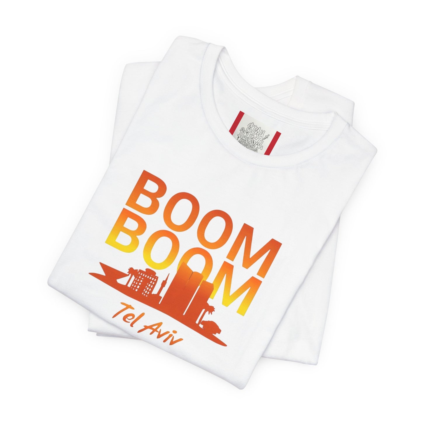 Propaganda T‑Shirt — BOOM BOOM Tel Aviv Skyline