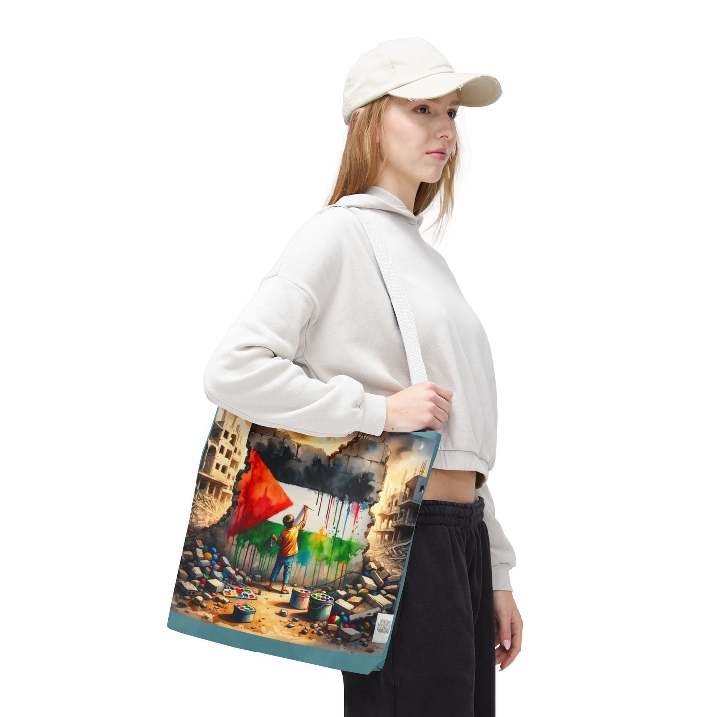 Bolso de hombro Tote — Palestine Paint