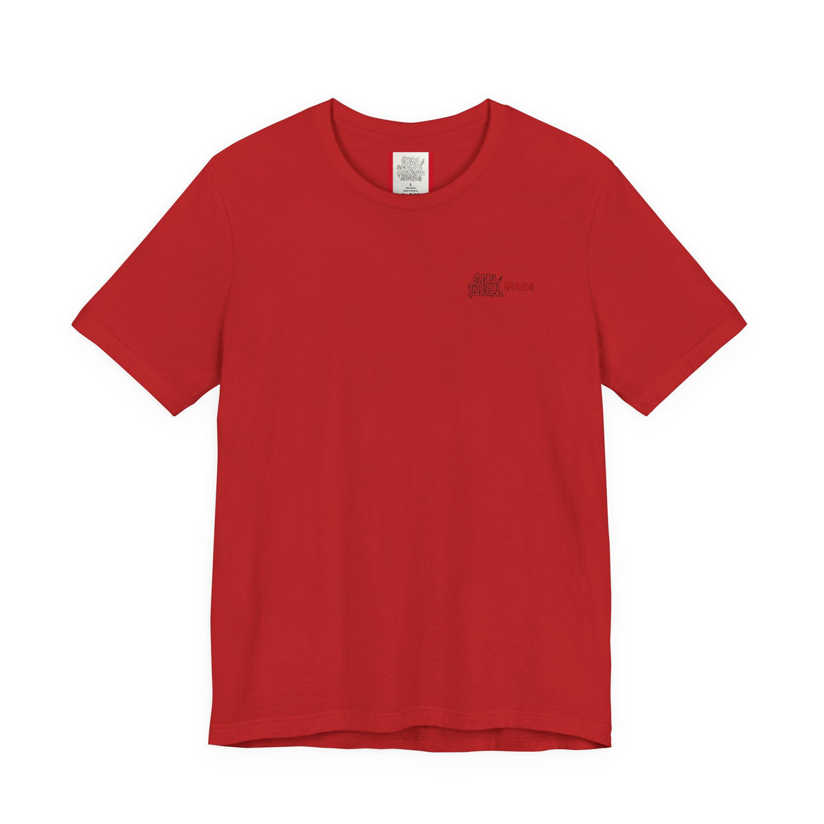 Wanted Back Print T‑Shirt — VOTE REGRET REPAT. NO!