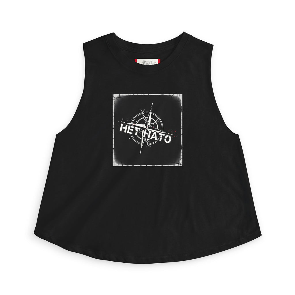 Crop Top — "NO To NATO" Women's Black/Russian