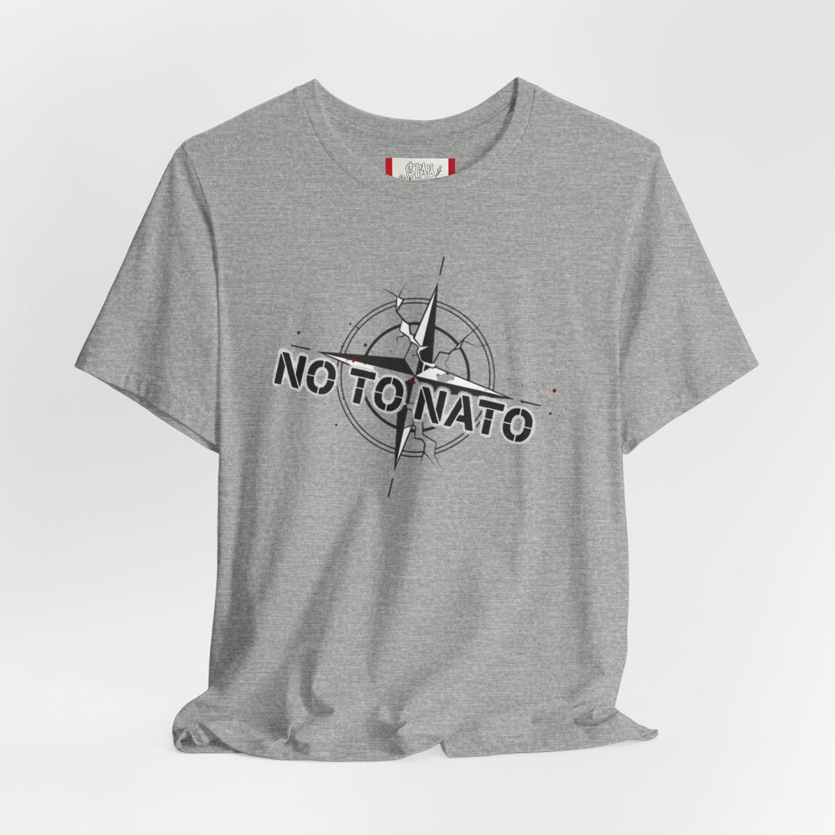 Protest T‑Shirt — "NO To NATO" English — White