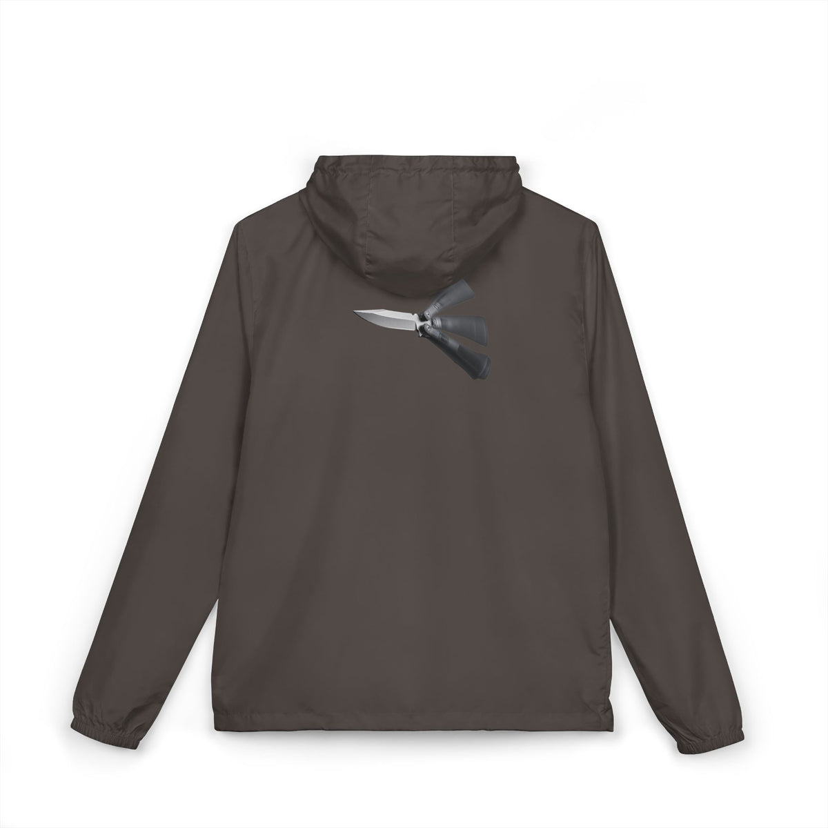 Windbreaker Jacket — Balisong Knife Graphic Uni-Sex Windbreaker