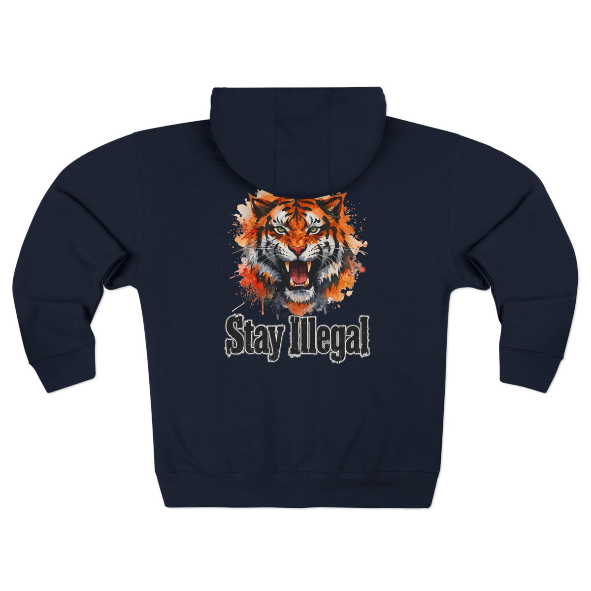Tiger Style — Stay Illegal Zip Hoodie