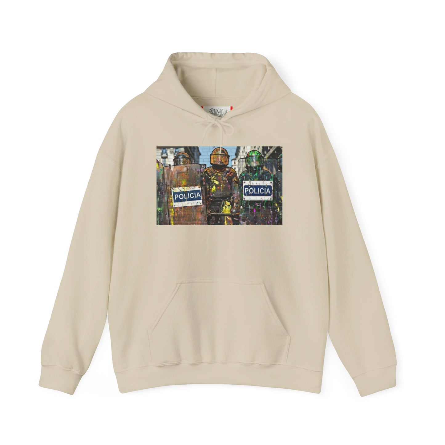 Stay Illegal Graffiti Hoodie - Policia Policia