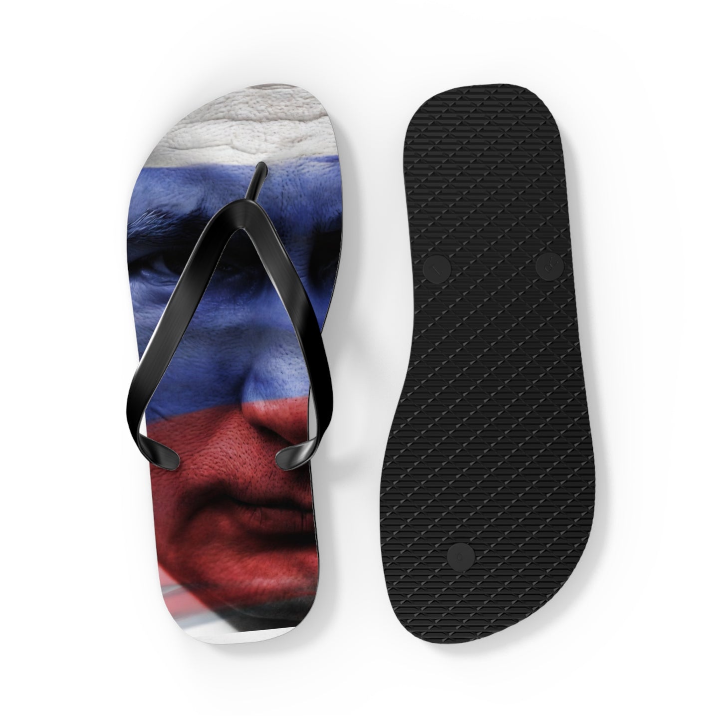 Putin's Russia Flip Flops – Putin Face