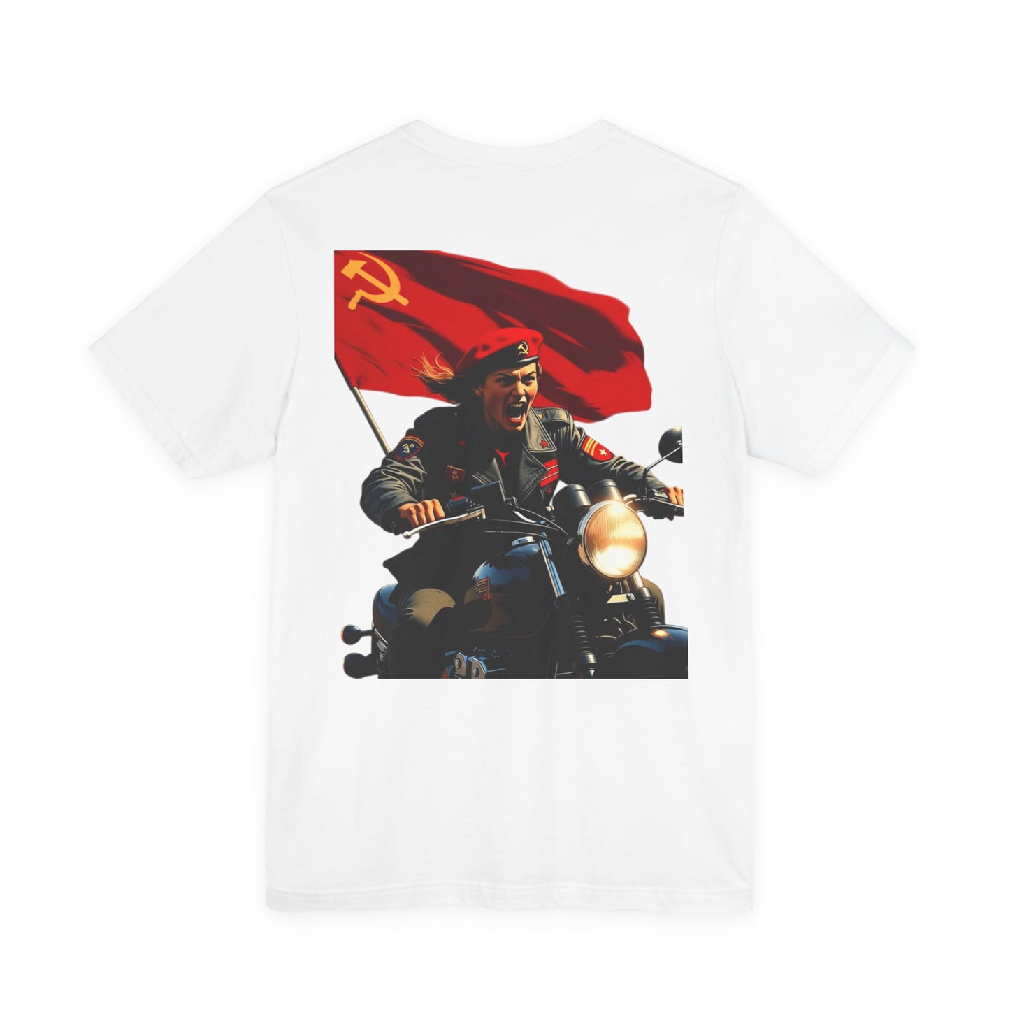 Back Print T‑Shirt — MOTORCYCLE FEMINEST
