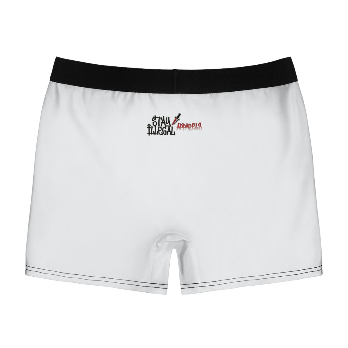 Stay Illegal Men's Boxer Briefs - White