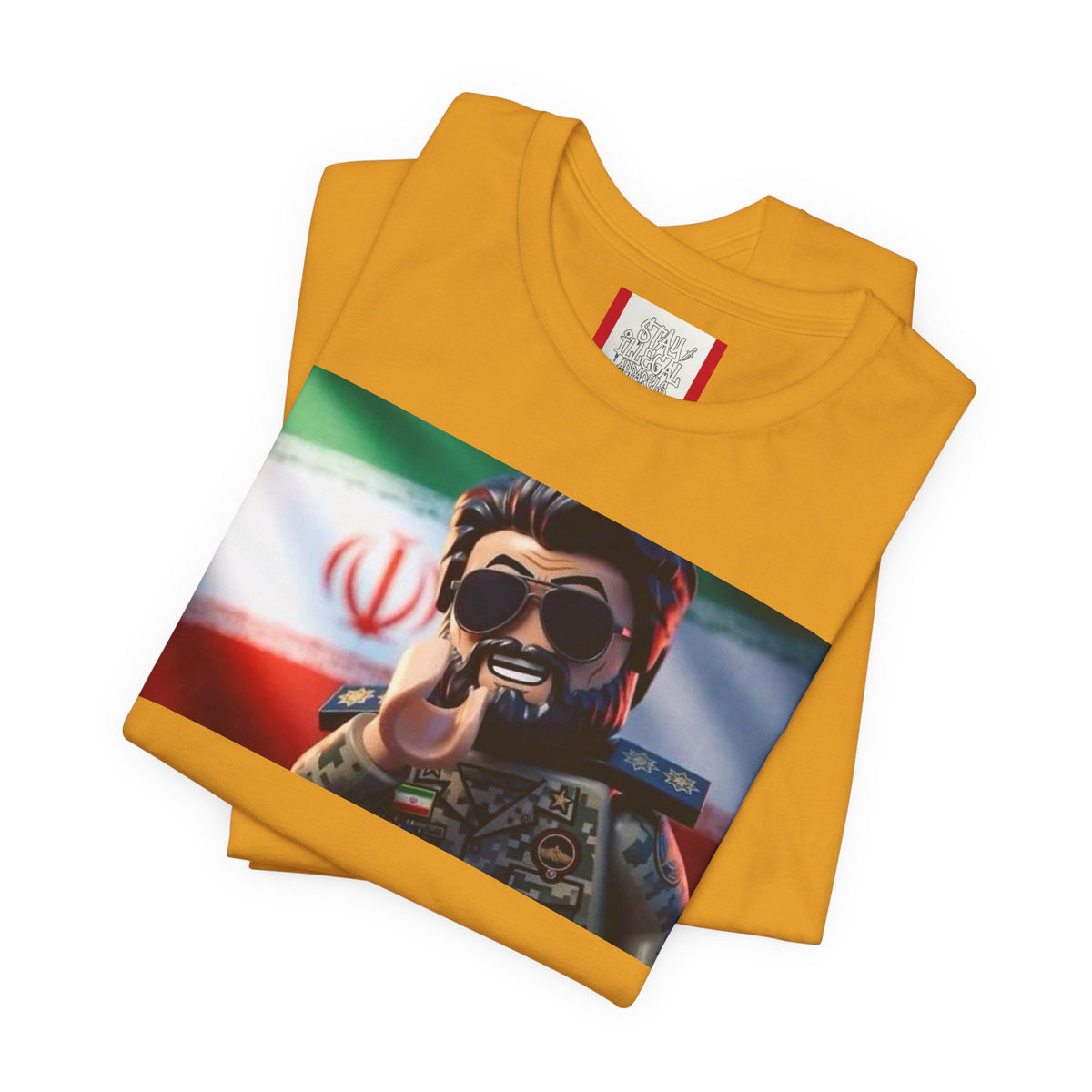 Propaganda T‑Shirt — IRAN LEGOS — IRGC Come Closer