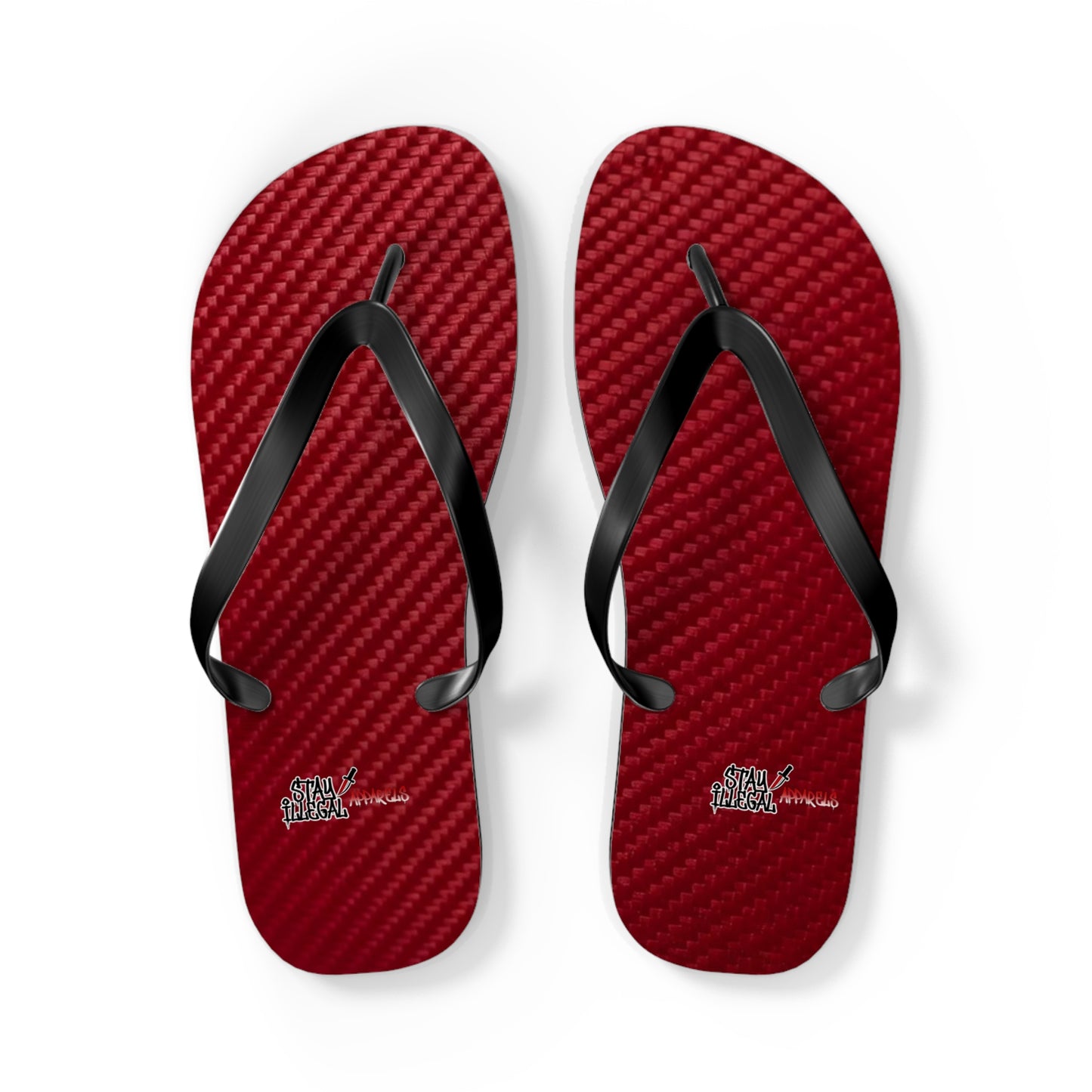 Carbon Fibre Flip Flops – Stay Illegal Claret