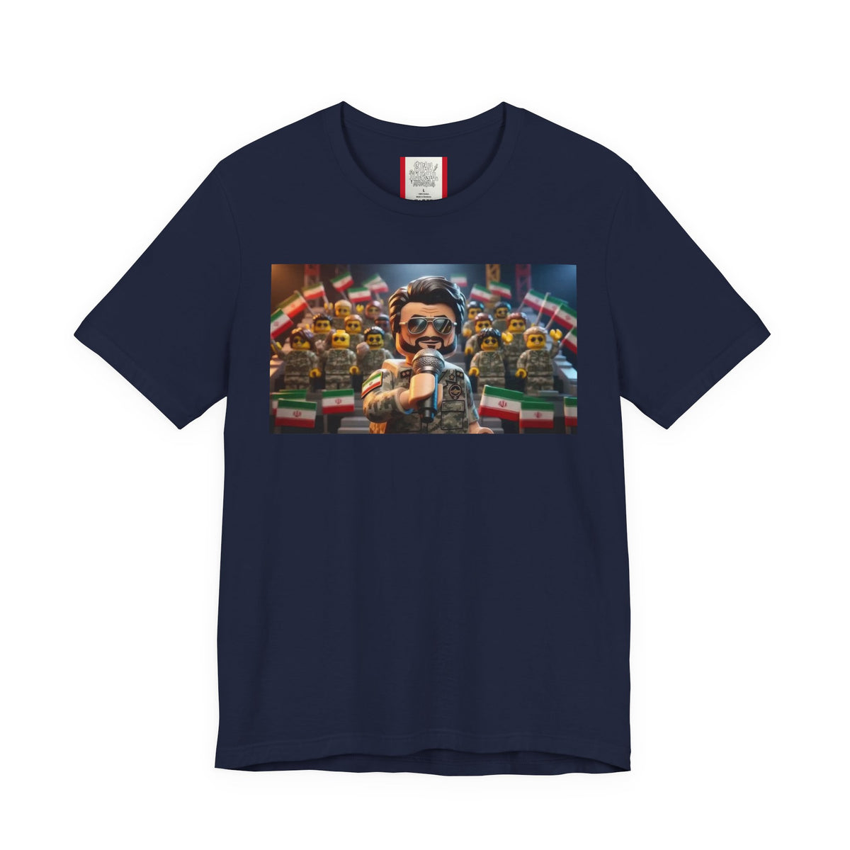 Propaganda T‑Shirt — IRAN LEGOS — IRGC Crowd Control